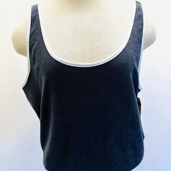 NWT SO GOODS FOR LIFE Juniors Sleeveless Pullover Cropped Gray Tank Top Size XL - Picture 1 of 7
